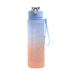 Motivational Time-Marker Water Bottle with Straw