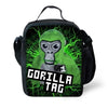 Cartoon Gorilla Kids School Backpack Set with Lunch Bag and Pencil Case