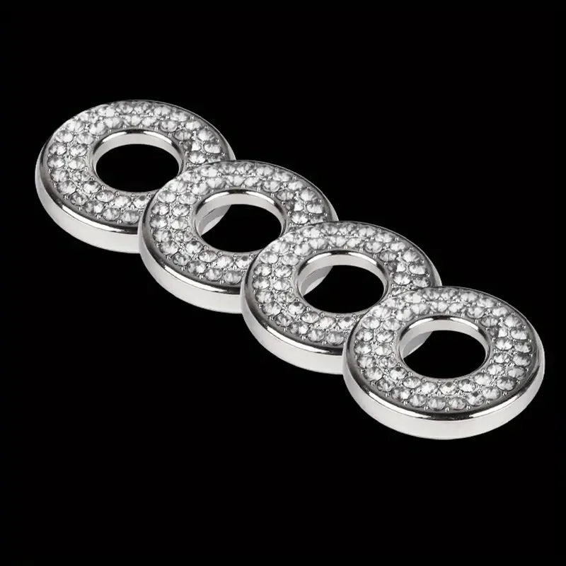 Crystal Car Door Lock Pin Covers for Mercedes-Benz