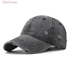 Casquette de baseball en coton lavé vintage