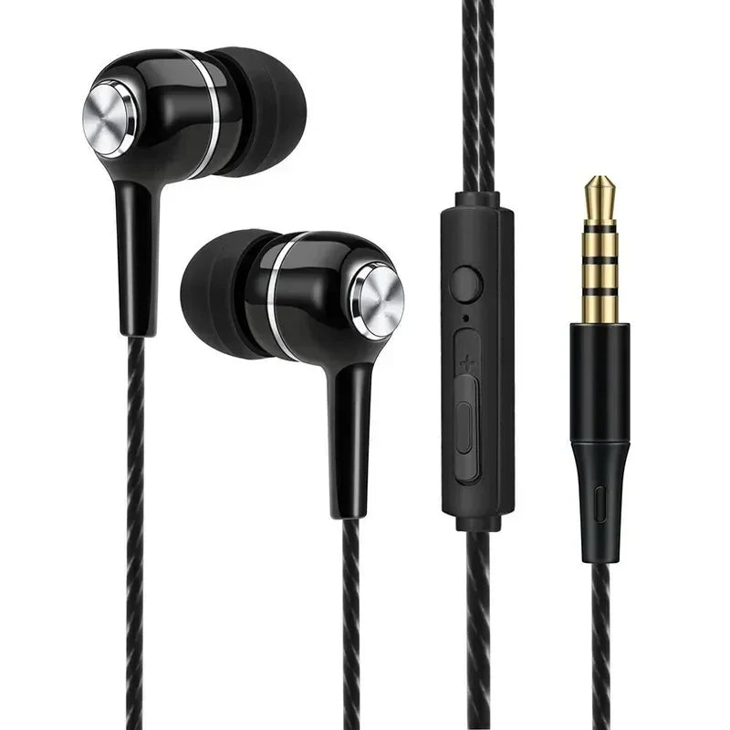 Wired In-Ear Headphones with Microphone