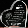 "I Love You Mom" Acrylic Keepsake for Mother's Day