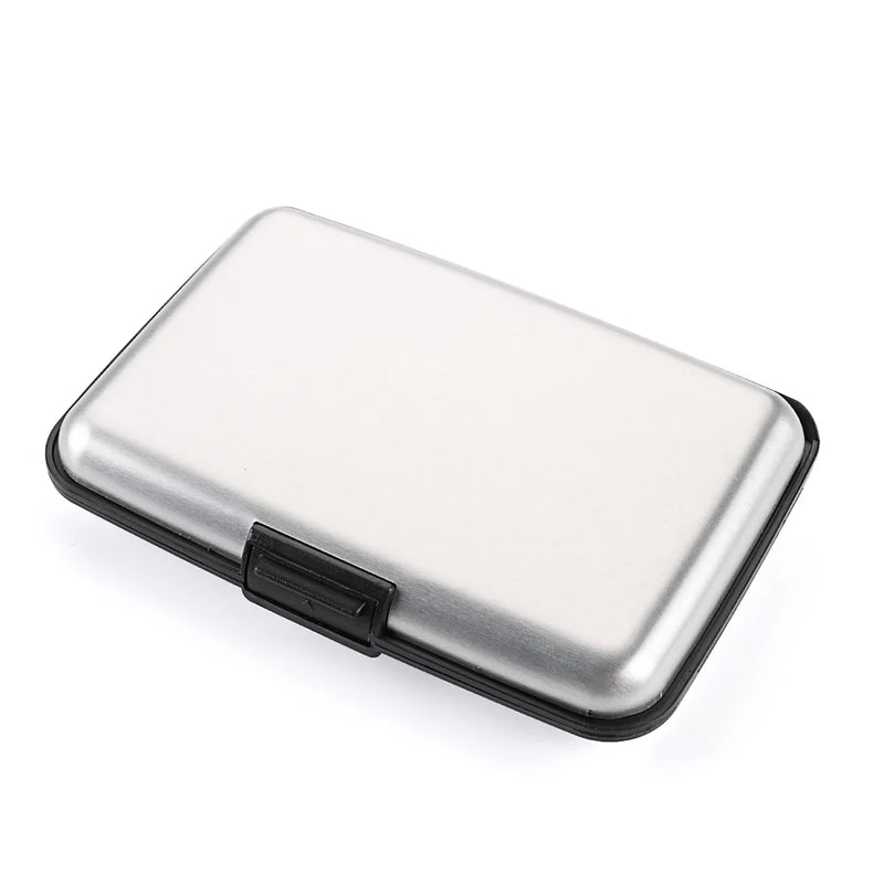 Slim RFID-Blocking Aluminum Card Holder