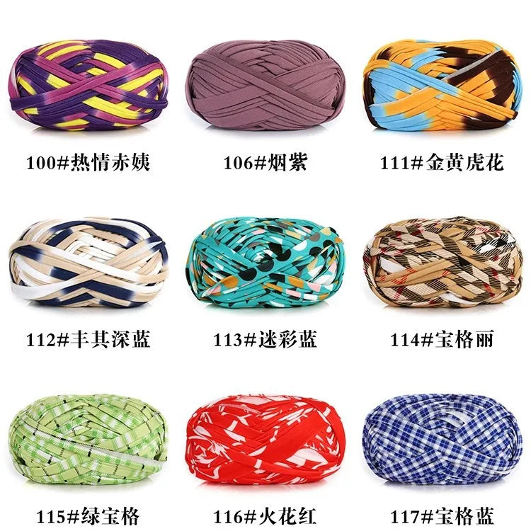 Soft Polyester T-Shirt Yarn for Crochet and Knitting