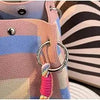 Mini Knitted Colorblock Bucket Bag with Detachable Handle