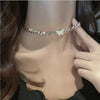 Shiny Butterfly Pendant Necklace