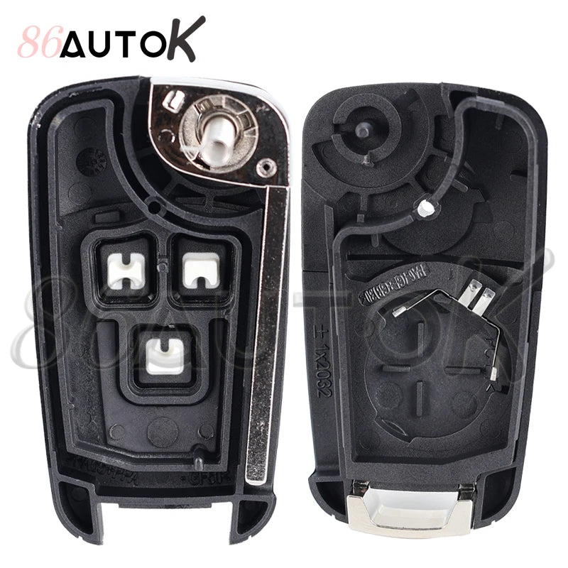 Replacement Car Key Shell Case for Buick, Chevrolet, and Opel