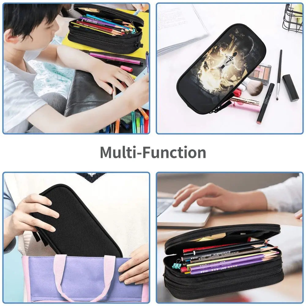 Soccer Star Pen Case – Large-Capacity Pencil Pouch