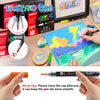 Acrylic Paint Markers with Brush Tip - 36 Color Set