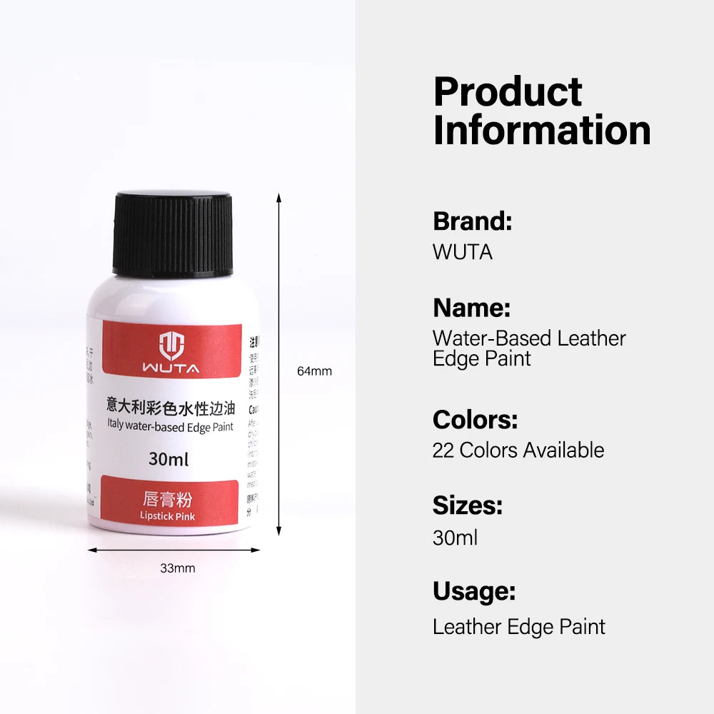 Professional Leather Edge Paint – Water-Based Edge Dressing Oil