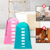 Reusable Travel Laundry Bags with Drawstring (2-Pack)