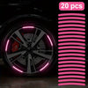 Reflective Tire Rim Stickers for Car Wheels – Glow in Dark