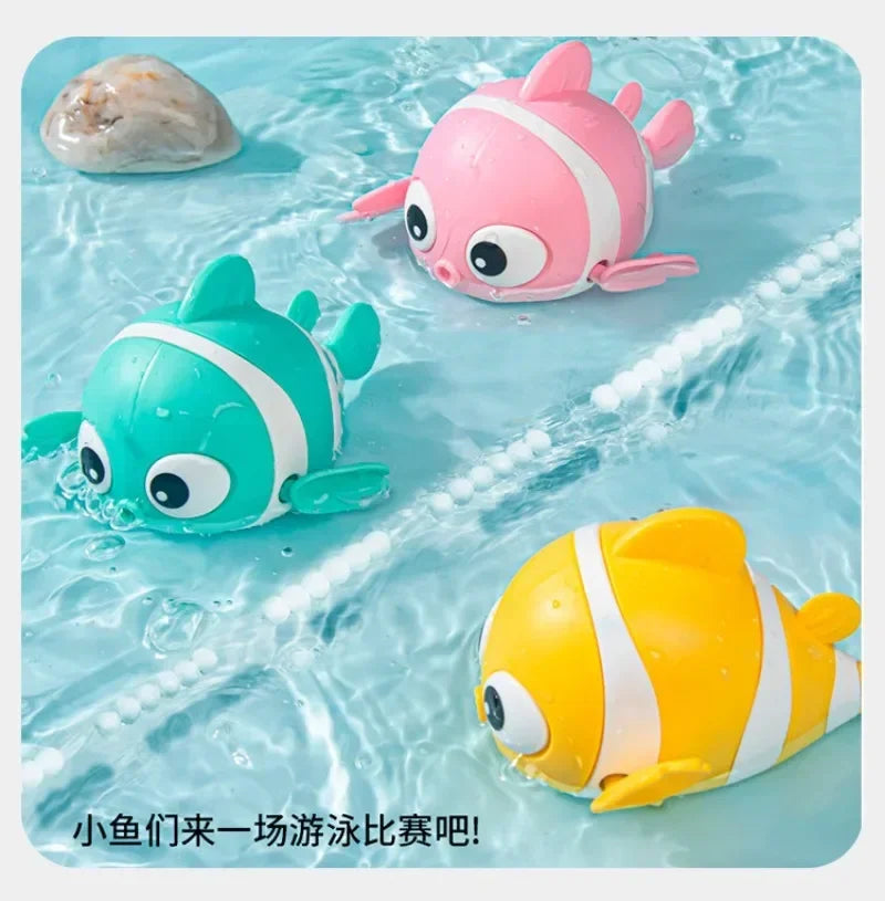 Wind-Up Floating Clownfish Bath Toy