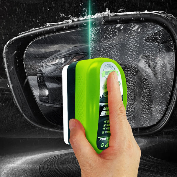 Hydrophobic Glass Oil Film Remover with Integrated Brush