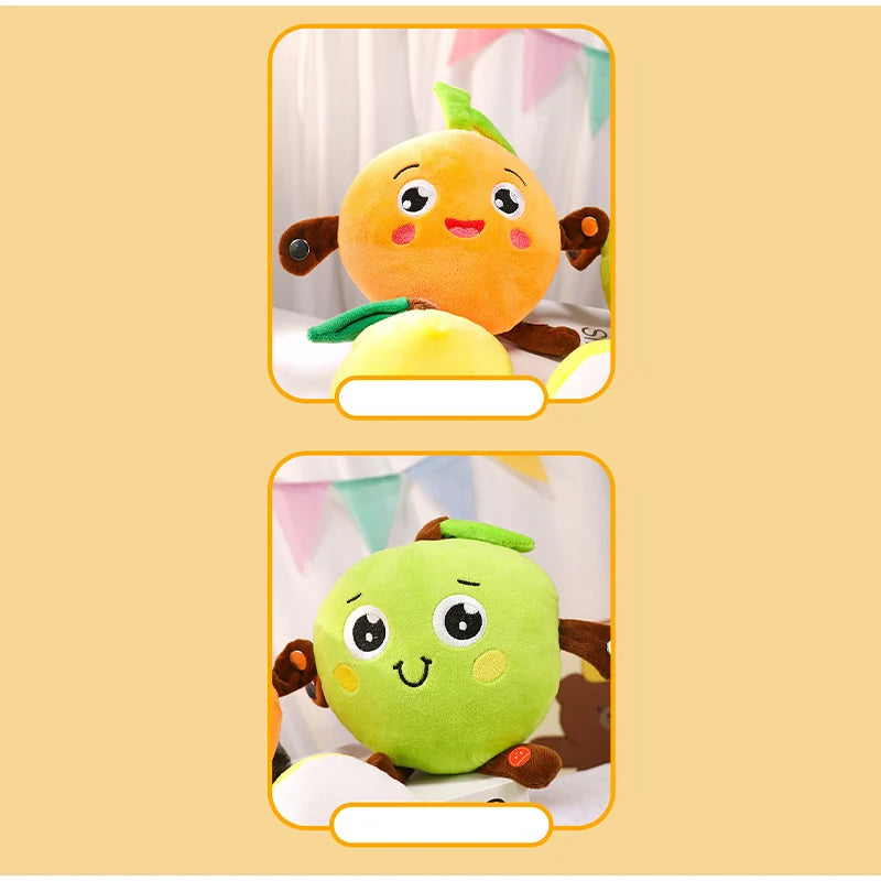 Musical Fruit Plush Toy with Beat Detection and Recording