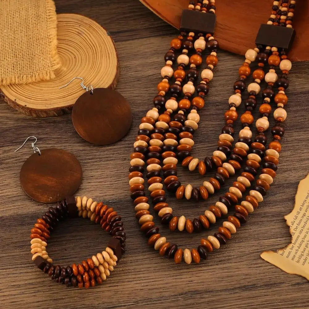 Set de Collar de Cuentas Encapa Bohemio