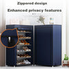 9-Tier Shoe Rack with Dust Cover