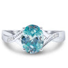 Anillo Encantador de Moissanita con Diseño de Hada en Plata de Ley 925