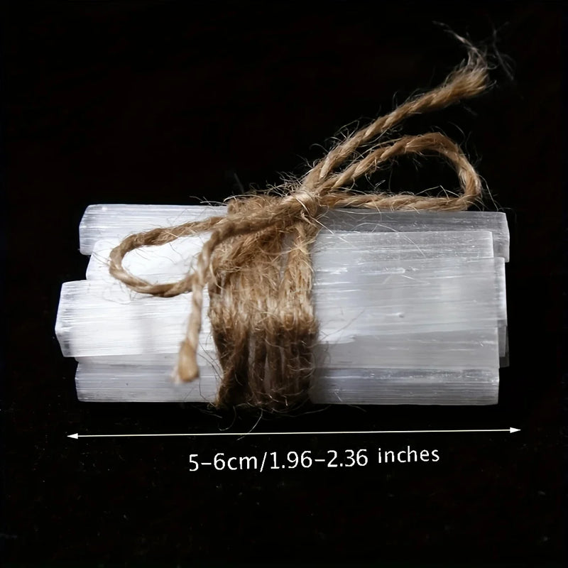 Natural Selenite Crystal Wand