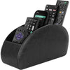 PU Leather Remote Control Organizer with 5 Compartments