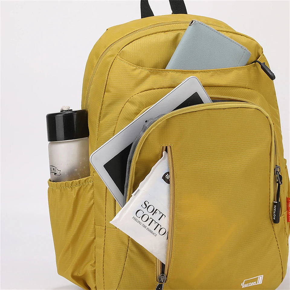 Water-Resistant Oxford Daypack for Women with Laptop Compartment