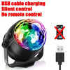 RGB Rotating Disco Ball Light