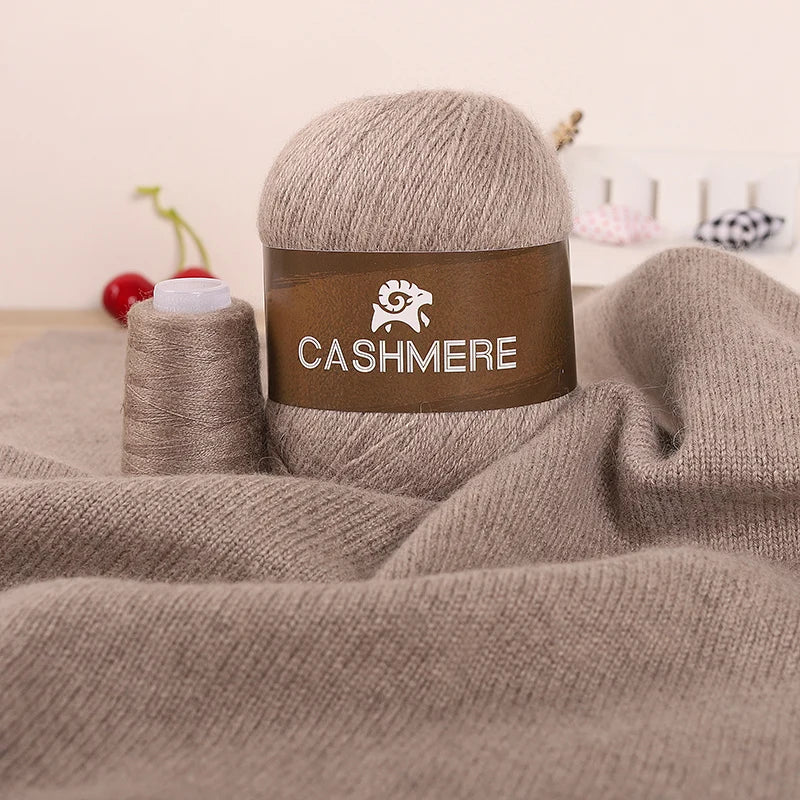 Premium 100% Cashmere Yarn 6-Skein Set for Knitting