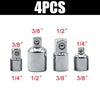 Socket Wrench Adapter & Reducer Kit (1/4" to 1/2" Drive)