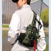 Waterproof Crossbody Fishing Gear Bag with Rod Holder