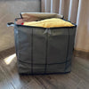 Large Capacity Fabric Storage Bag with Zipper and Handles