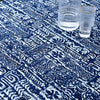Bohemian Cotton Linen Fabric with Vintage Ethnic Print