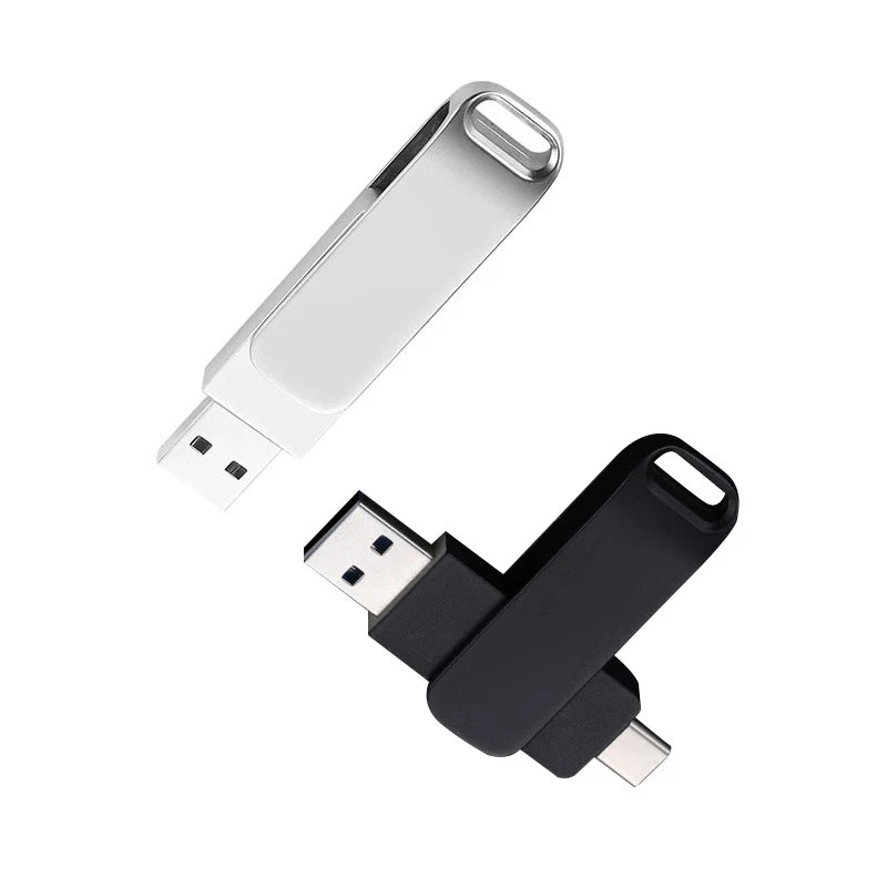 Metal OTG USB Flash Drive for Smartphones and Computers