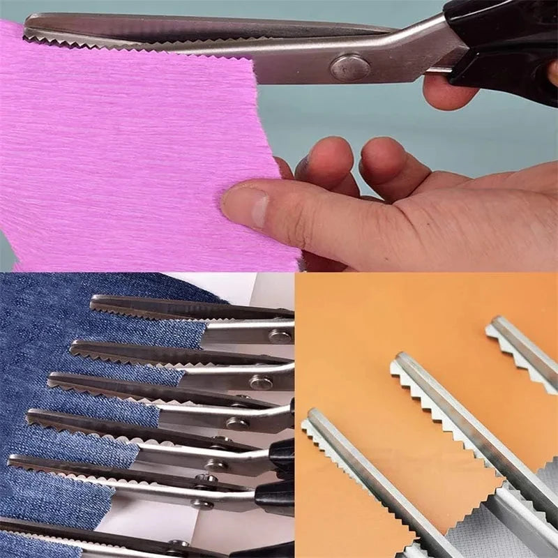 Professional Pinking Shears – Zig Zag Fabric Scissors for Sewing & Crafts