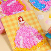 Rainbow Paper Puncture Painting Craft Kit for Kids
