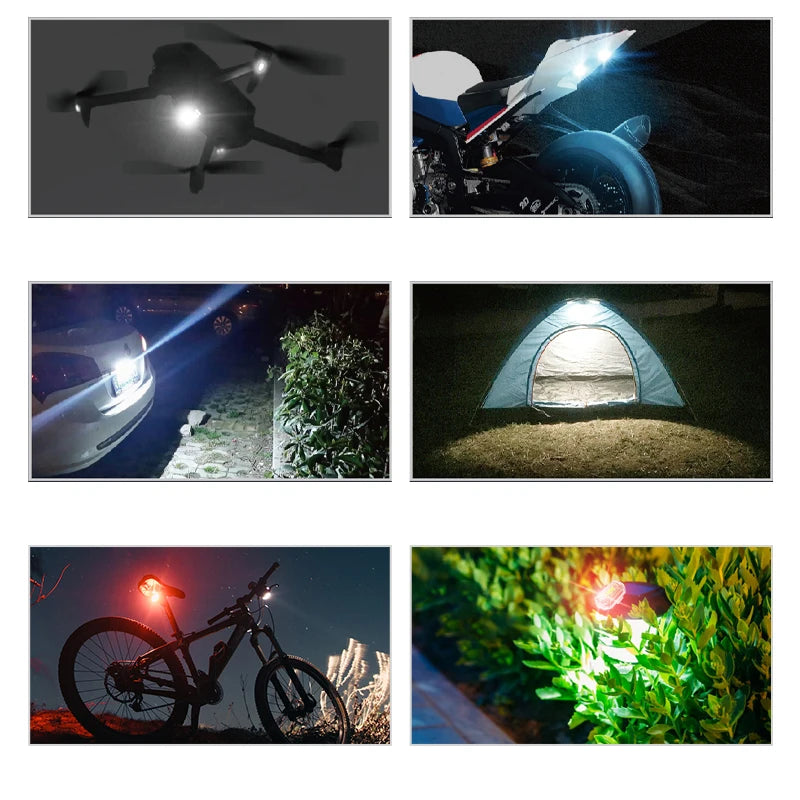 Wireless LED Strobe Light with Remote Control for Vehicles