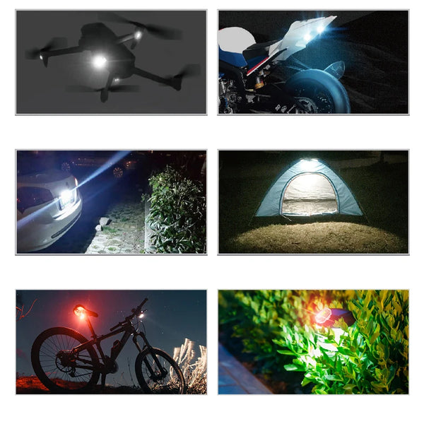 Wireless LED Strobe Light with Remote Control for Vehicles