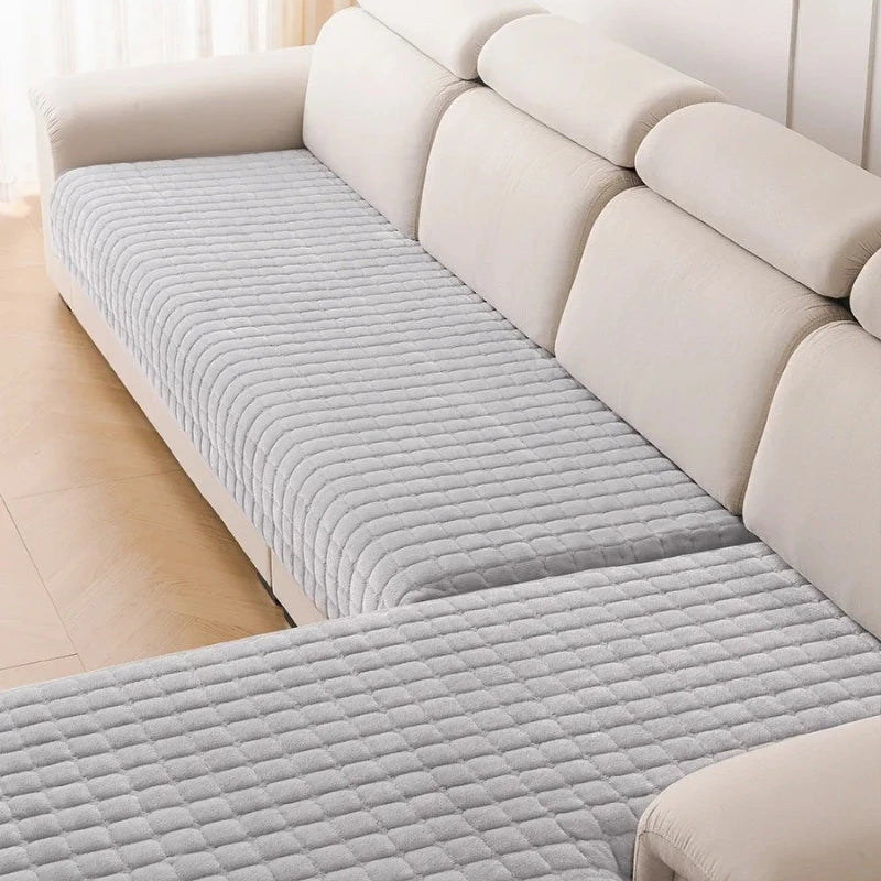 L-Shaped Corner Sofa Cover with Anti-Slip Backing