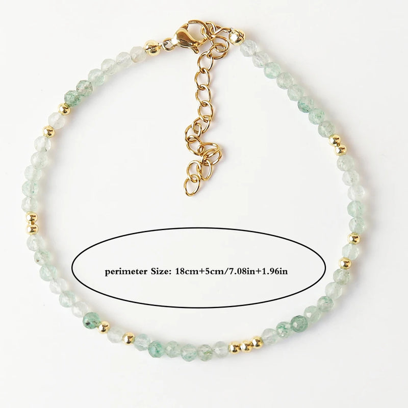Natural Crystal Beaded Bracelet