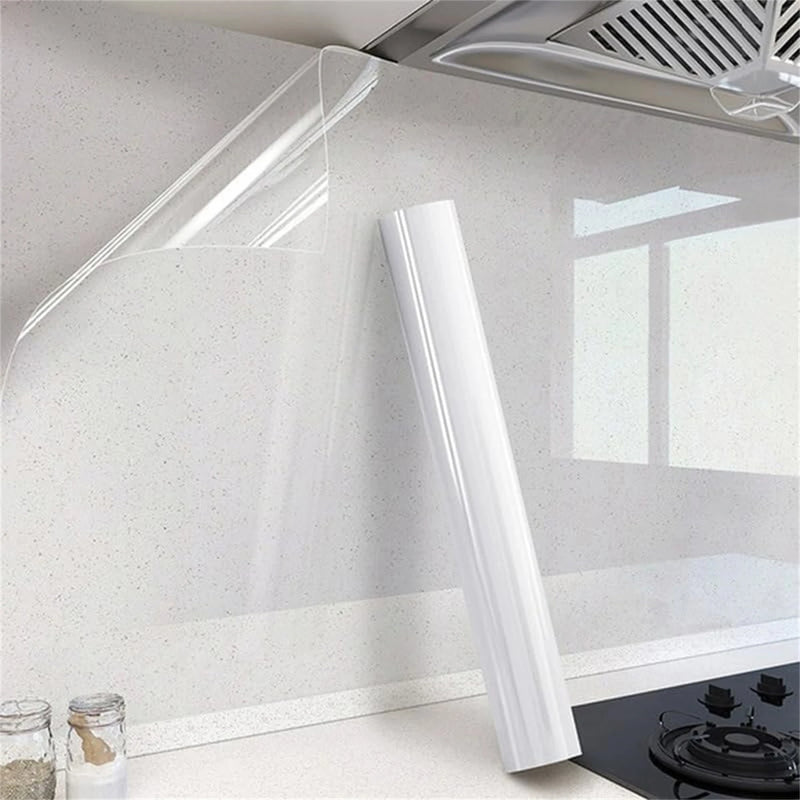 Clear Self-Adhesive Kitchen Backsplash Protector
