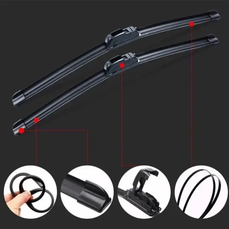 Frameless U-Shape Windshield Wiper Blades