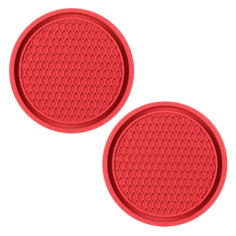 Rhinestone Crystal Car Cup Holder Coasters (Set of 2)