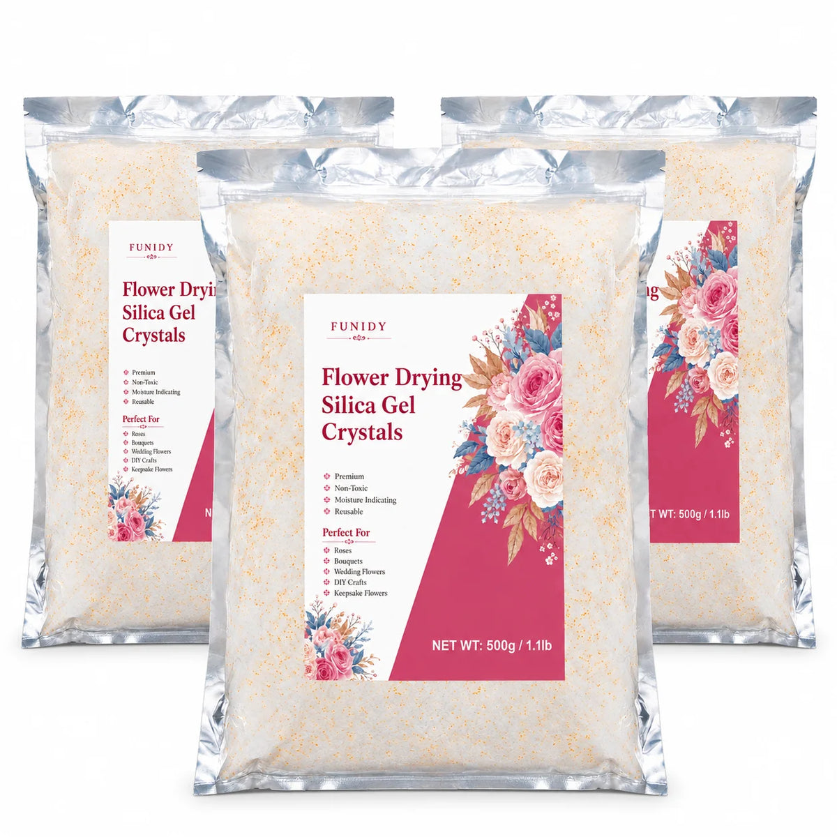Packaged Flower Drying Silica Gel Crystals for flower preservation