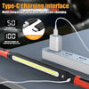 Rechargeable LED Work Light with Magnetic Base and Hooks