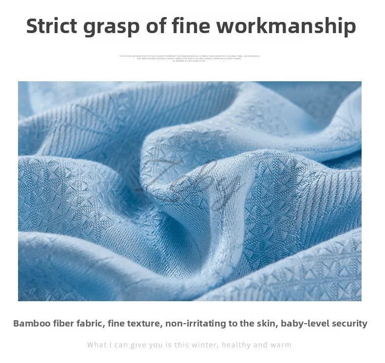 Bamboo Fiber Cooling Blanket for Summer