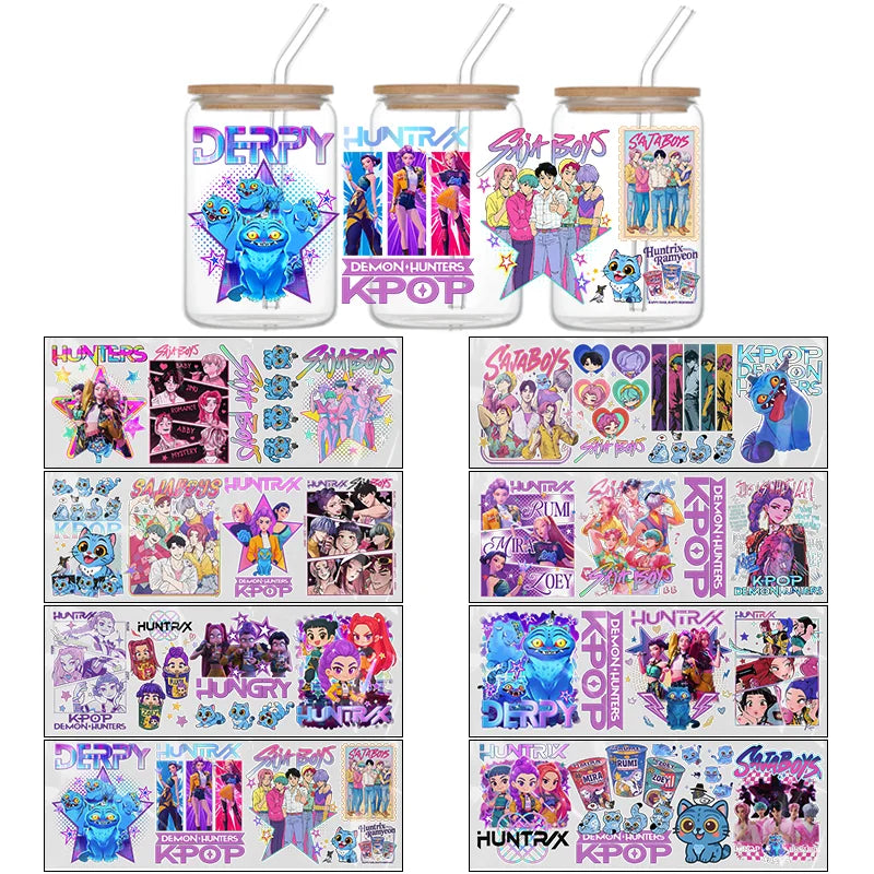 UV DTF Waterproof Transfer Stickers for Custom DIY Decor