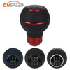 Universal Aluminum Alloy Shift Knob with Leather Grip