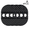 Self-Adhesive Car Door Lock Protective Covers (4-Pack)