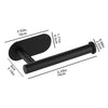 Adhesive Stainless Steel Toilet Paper Holder with Wall Mount