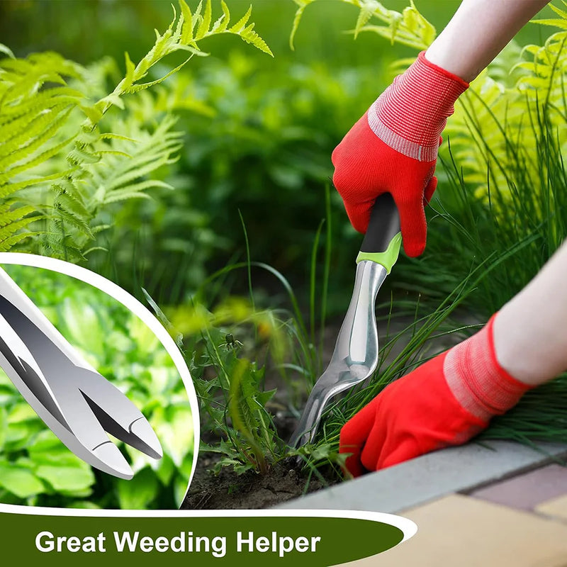Ergonomic Hand Weeder with Durable Aluminum Shaft