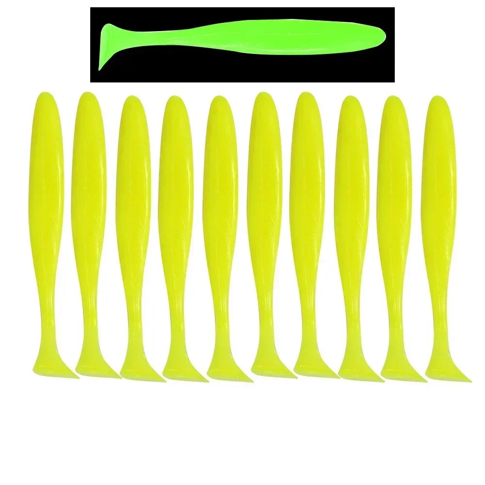 Realistic Soft Bait Fishing Lures with Jig Heads